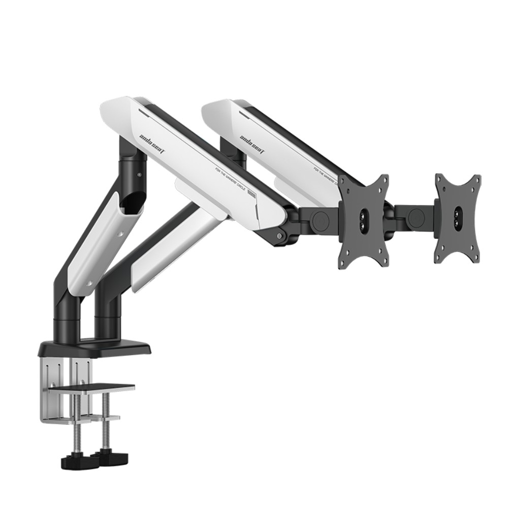 แขนจับจอมอนิเตอร์ ANDA SEAT Dual Monitor Arm Stealth Pro II (AD-W-A9-2S-BW) White