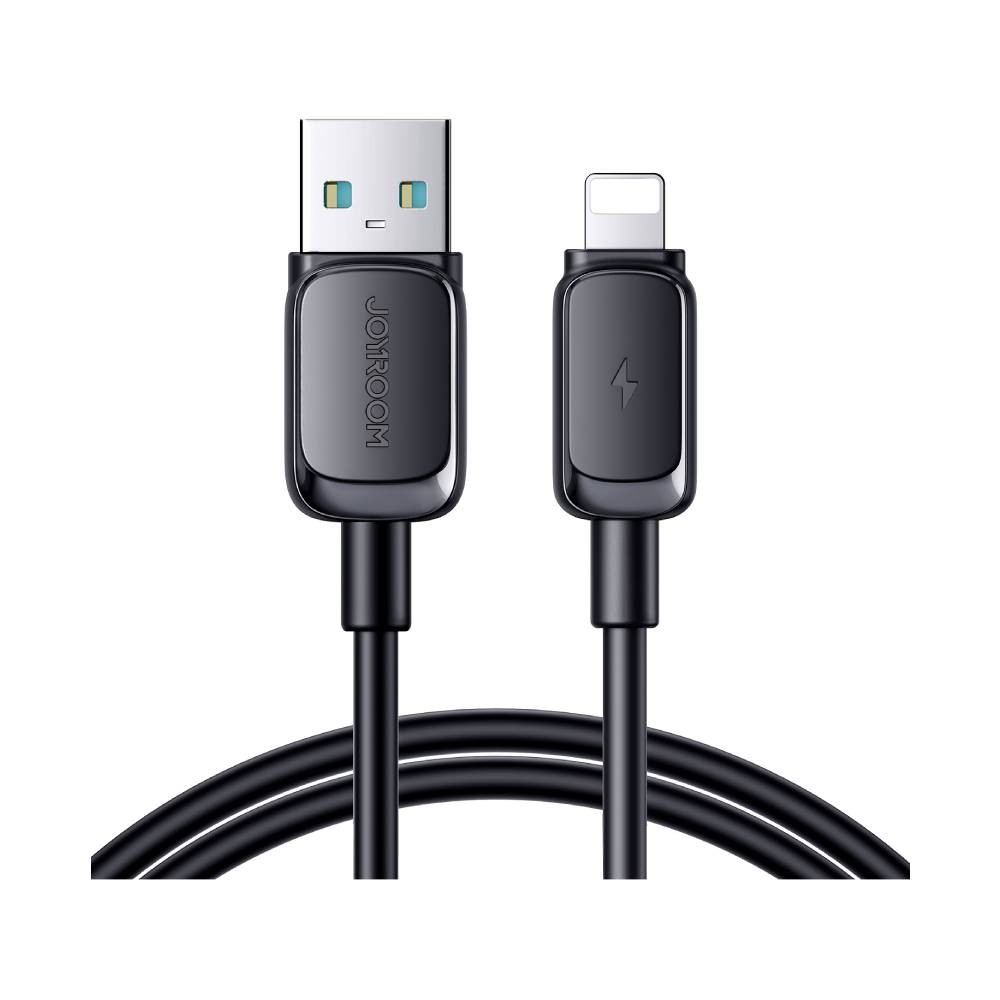 สายชาร์จ JOYROOM USB-A to Lightning Cable 2.4A Multi-Color 1.2M Black (S-A14)