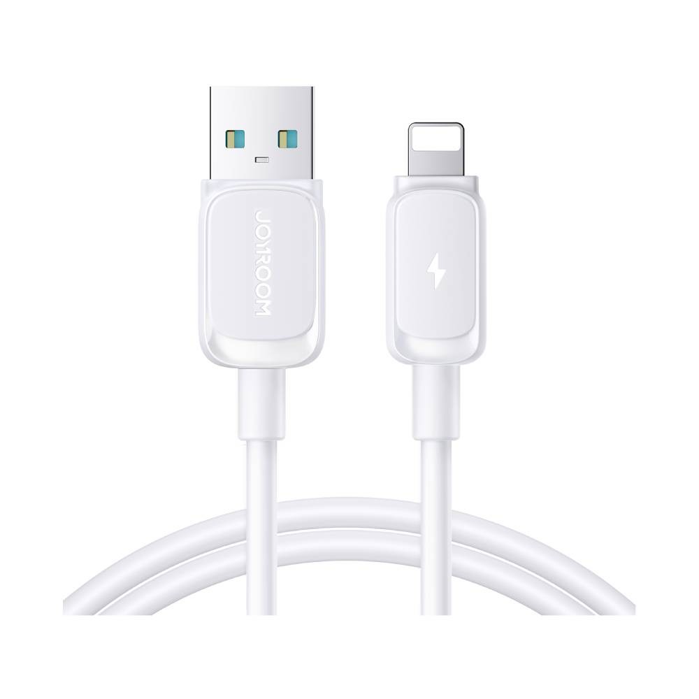 สายชาร์จ JOYROOM USB-A to Lightning Cable 3A Multi-Color 1.2M White (S-A14)