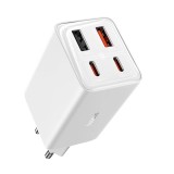 อะแดปเตอร์ Baseus Wall USB Charger 2 USB-A / 2 USB-C (PD65W) GaN6 Pro White (TISI)