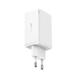 อะแดปเตอร์ Baseus Wall USB Charger 2 USB-A / 2 USB-C (PD65W) GaN6 Pro White (TISI)