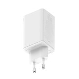 อะแดปเตอร์ Baseus Wall USB Charger 2 USB-A / 2 USB-C (PD65W) GaN6 Pro White (TISI)