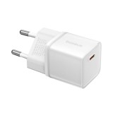 อะแดปเตอร์ Baseus Wall USB Charger 1 USB-C (PD30W) GaN5S White (TISI)