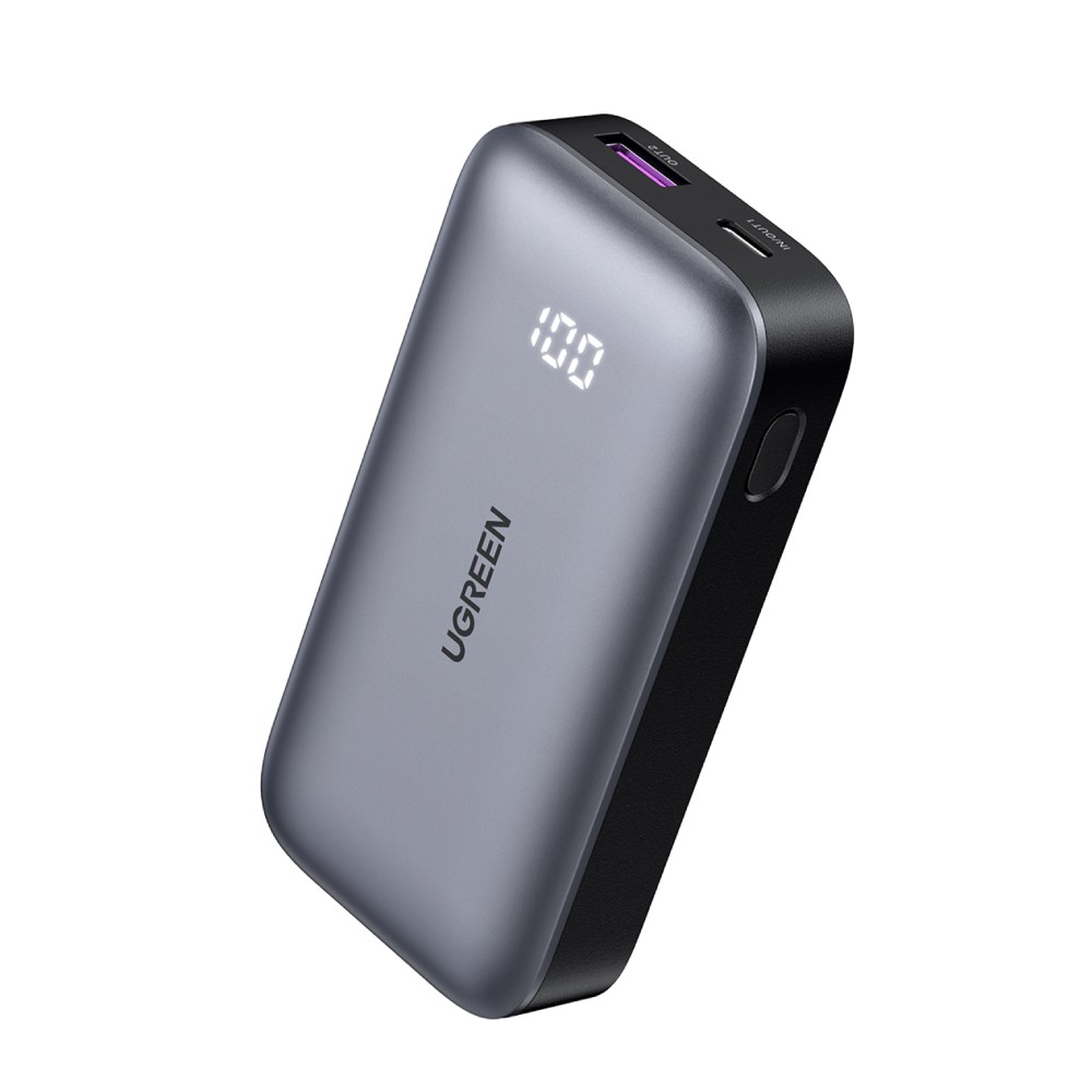 พาวเวอร์แบงค์ Ugreen 10000 mAh Mini Fast 30W (PB502-25185) Geay/Black