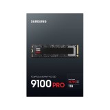 การ์ดเอสเอสดี SAMSUNG 1TB 9100 PRO SSD M.2 PCIe 5.0 R14700MB/s R13300MB/s 5Y (MZ-VAP1T0BW)