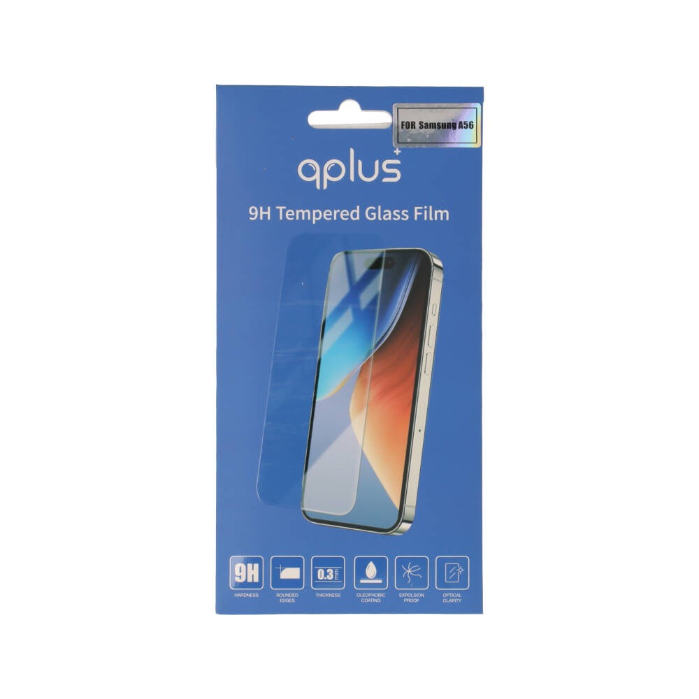 ฟิล์มกันรอย QPLUS TG Samsung Galaxy A56 Clear