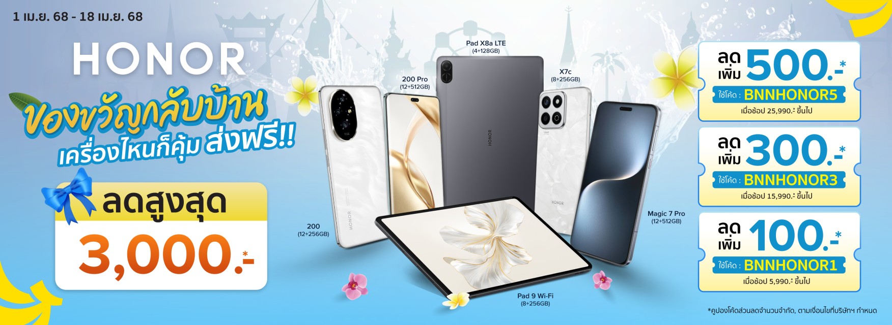 Honor เครื่องเดียว ครบ จบทุกการใช้งาน