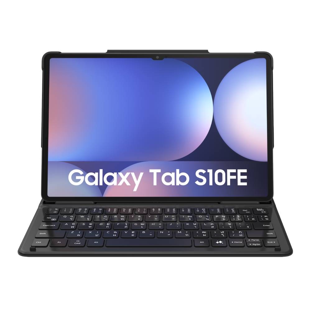 เคสคีย์บอร์ด Samsung Galaxy Tab S10 FE NEOS Keyboard Cover Black