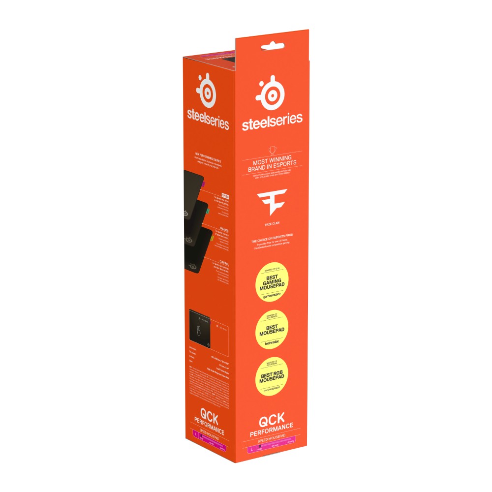 แผ่นรองเมาส์ SteelSeries Gaming Mouse Pad Qck Performance Speed Large
