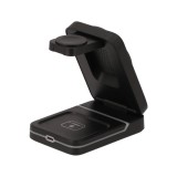 ที่ชาร์จไร้สาย QPLUS 15W Max 3in1 Wireless Charger QI-001 Black