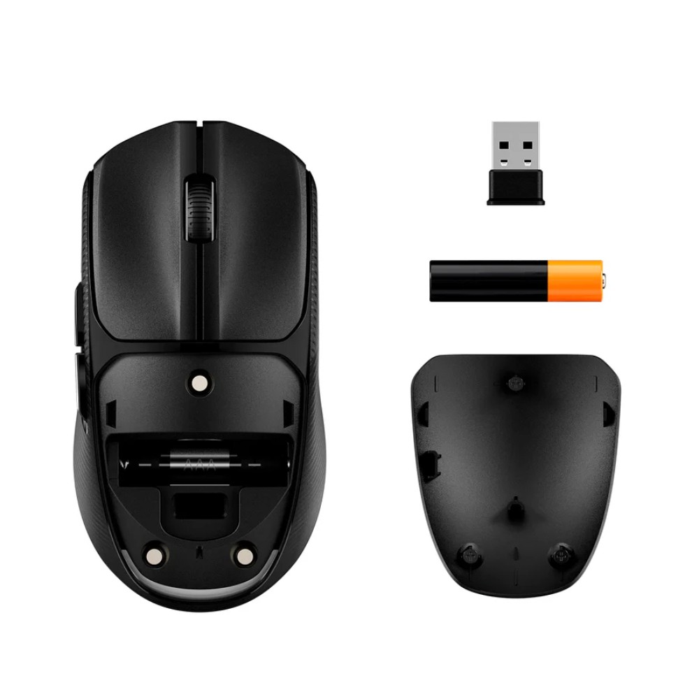 เมาส์เกมมิ่ง HYPERX Pulsefire Fuse Wireless Black