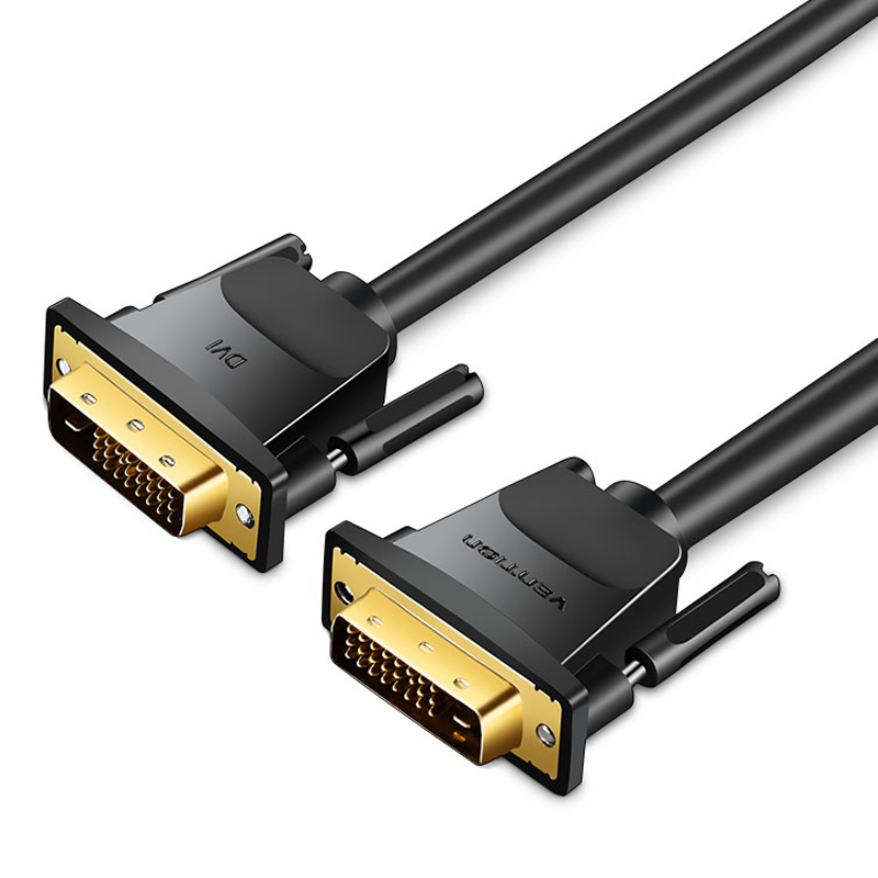 สายดาต้าเคเบิ้ล Vention DVI to DVI Cable Black ความยาว 1.5M ...