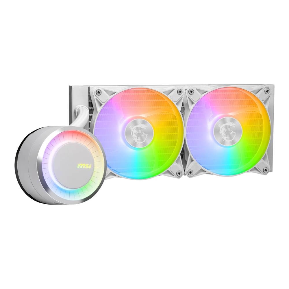 ชุดระบายความร้อนซีพียู MSI MAG CORELIQUID E240 White