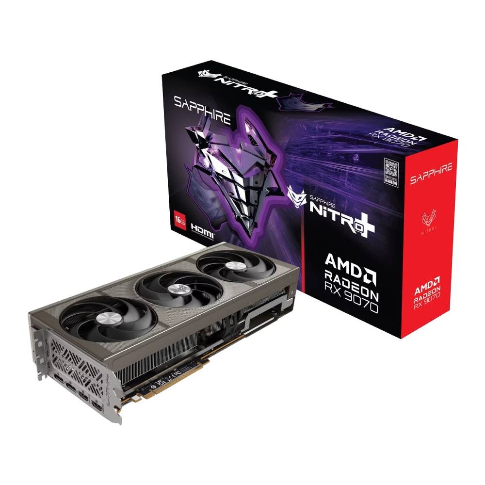 การ์ดจอ SAPPHIRE NITRO+ RX 9070 Gaming OC 16GB GDDR6 256-bit