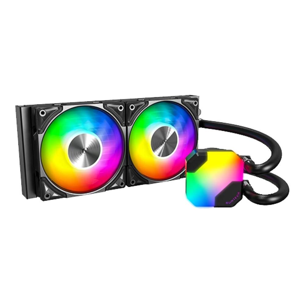 ชุดระบายความร้อนซีพียู Montech HyperFlow ARGB 240 Liquid Cooler Black