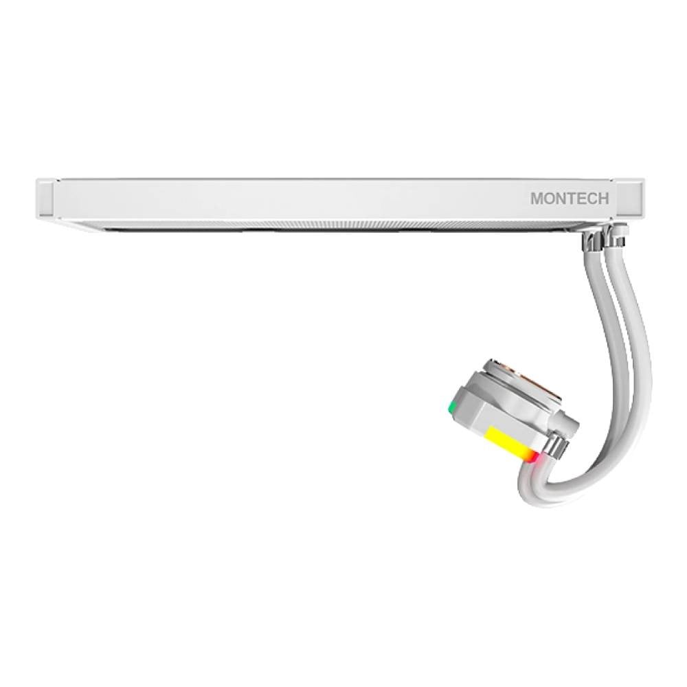 ชุดระบายความร้อนซีพียู Montech HyperFlow ARGB 360 Liquid Cooler White
