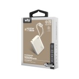 พาวเวอร์แบงค์ WHY 10000 mAh PD35W Puri PB-108E Beige