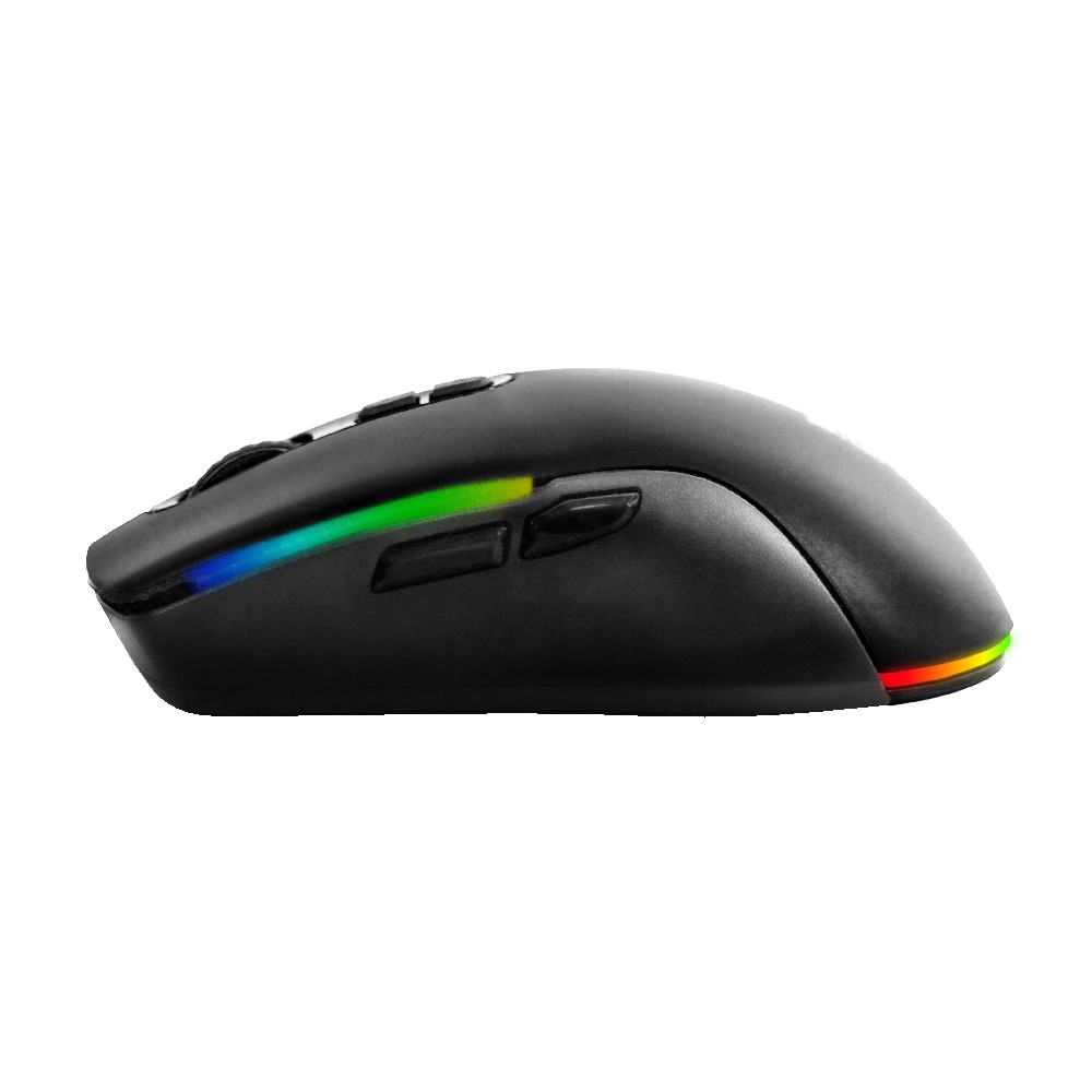 เมาส์เกมมิ่ง SIGNO E-Sport Castro GM-931 PRO-SERIES RGB Macro Black