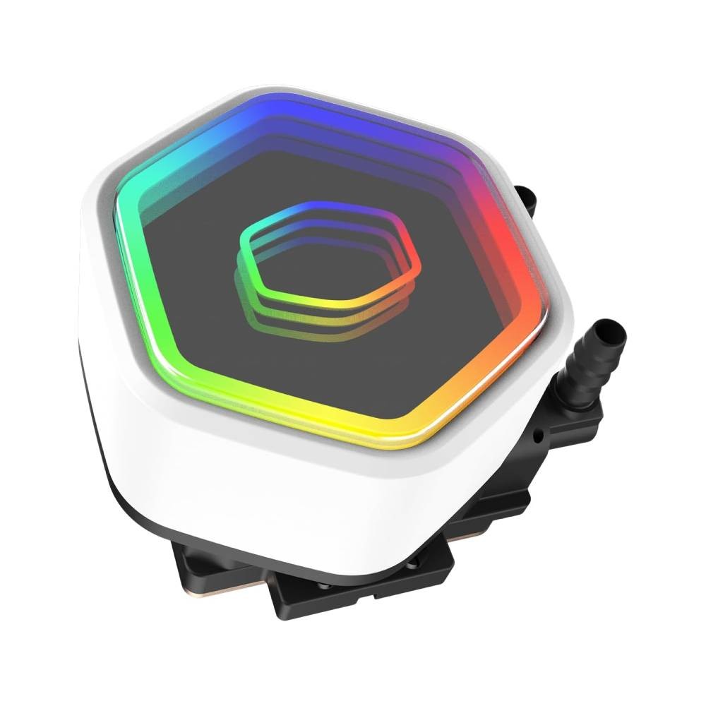 ชุดระบายความร้อนซีพียู Cooler Master MasterLiquid 240 Core SI White CPU Liquid Cooler (MLW-D24M-A18PA-MW)
