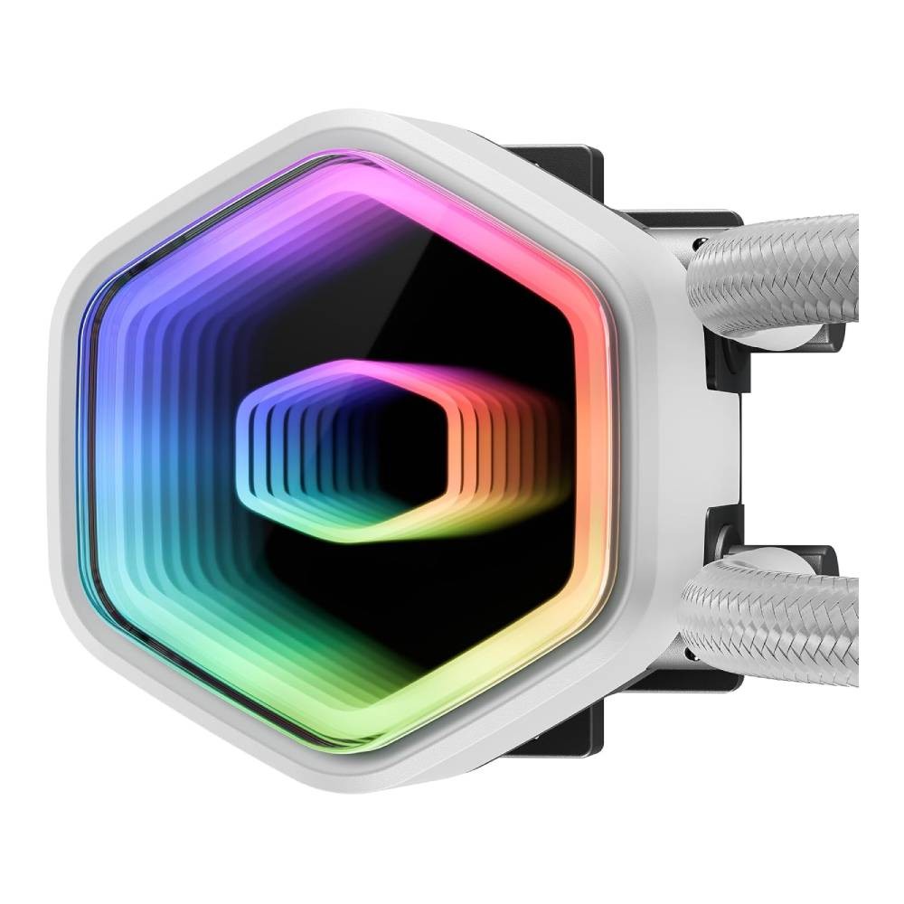 ชุดระบายความร้อนซีพียู Cooler Master MasterLiquid 240 Core SI White CPU Liquid Cooler (MLW-D24M-A18PA-MW)