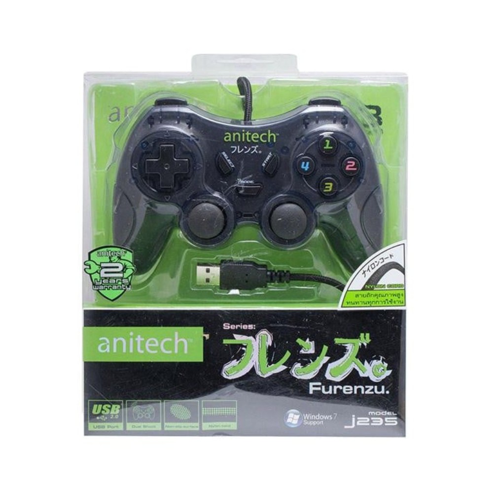 จอยคอนโทรลเลอร์ Anitech Joy Pad J235 Black