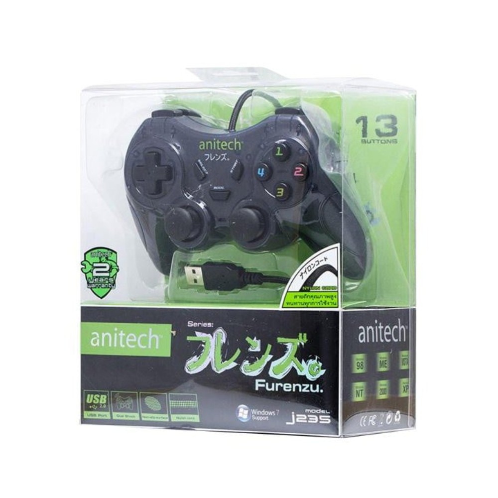 จอยคอนโทรลเลอร์ Anitech Joy Pad J235 Black
