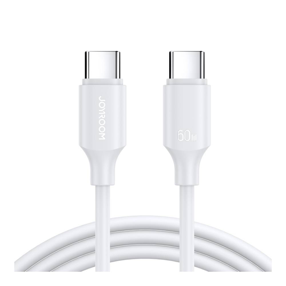 สายชาร์จ JOYROOM USB-C to USB-C Cable 60W Long-Lasting 1M. White (S-A9)