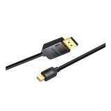 สายเชื่อมต่อ Vention Mini DisplayPort to DisplayPort Cable HAABG 1.5m Black