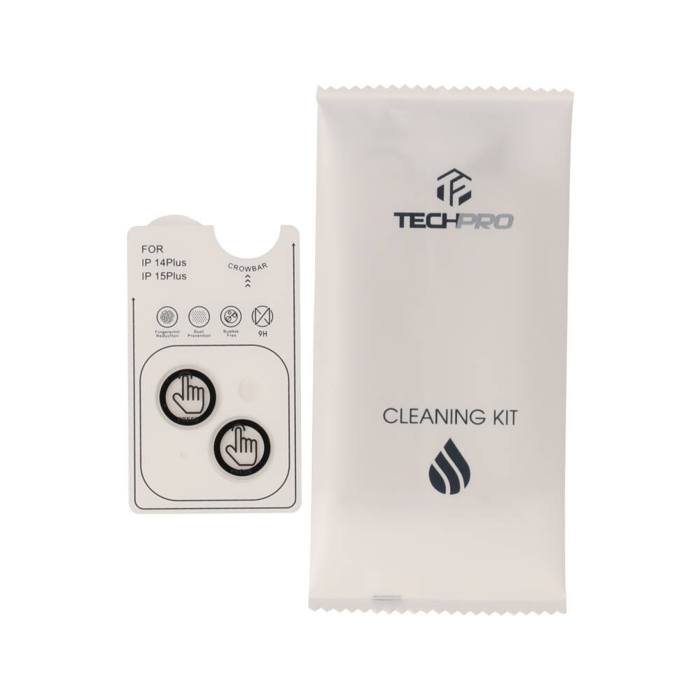 ฟิล์มกันเลนส์ TECHPRO iPhone 15/15Plus Camera Lens Crystal Clear