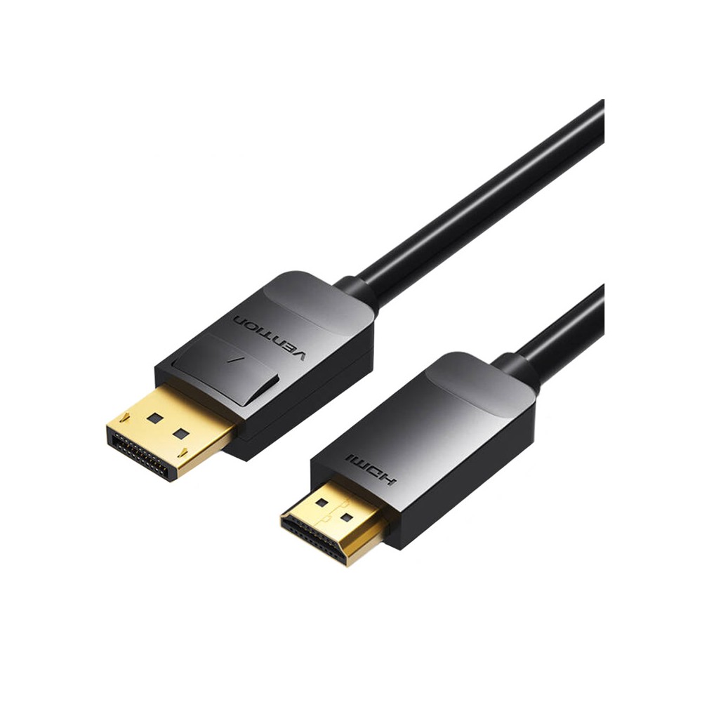 สายเชื่อมต่อ Vention DisplayPort to HDMI Cable HADBH 2.0M. Black