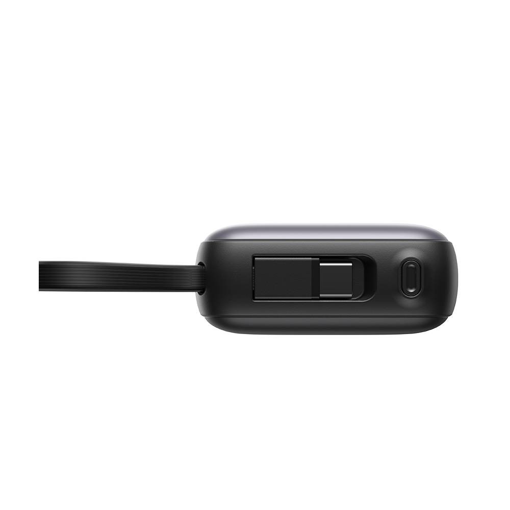 พาวเวอร์แบงค์ JOYROOM 10000mAh mini Dual Cables (JR-PBF27 22.5W) Black (CCC)