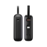 พาวเวอร์แบงค์ JOYROOM 10000mAh mini Dual Cables (JR-PBF27 22.5W) Black (CCC)
