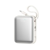 พาวเวอร์แบงค์ JOYROOM 10000mAh mini Dual Cables (JR-PBF27 22.5W) White (CCC)