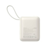 พาวเวอร์แบงค์ JOYROOM 10000mAh mini Dual Cables (JR-PBF27 22.5W) White (CCC)