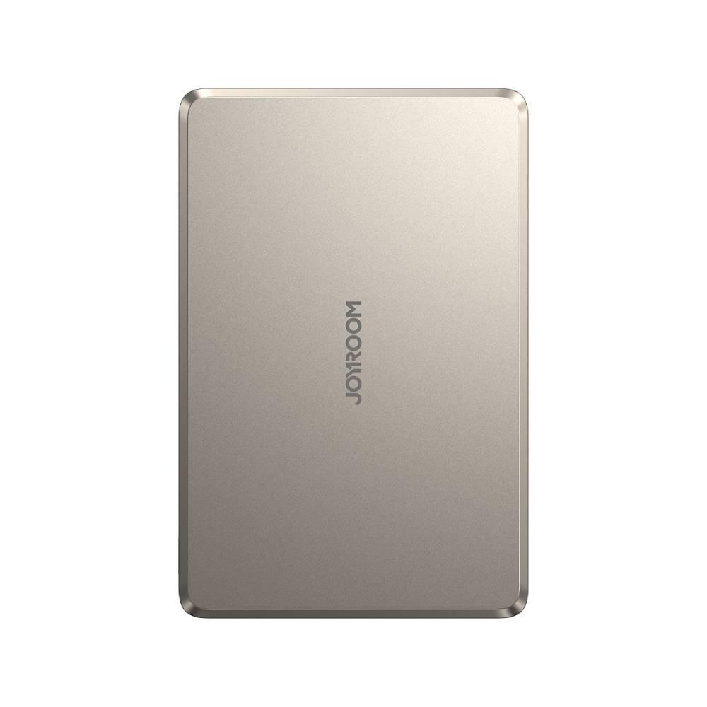 พาวเวอร์แบงค์ JOYROOM 10000mAh Ultra-Slim Metal Magnetic Wireless (JR-PBM08 Pro 20W) (CCC) Natural Titanium