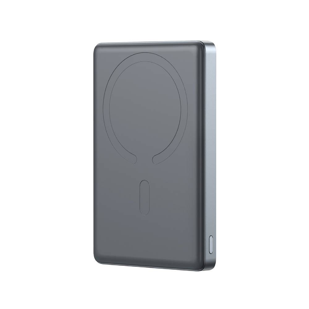 พาวเวอร์แบงค์ JOYROOM 10000mAh Ultra-Slim Metal Magnetic Wireless (JR-PBM08 Pro 20W) (CCC) Space Gray