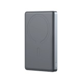 พาวเวอร์แบงค์ JOYROOM 10000mAh Ultra-Slim Metal Magnetic Wireless (JR-PBM08 Pro 20W) (CCC) Space Gray