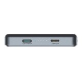พาวเวอร์แบงค์ JOYROOM 10000mAh Ultra-Slim Metal Magnetic Wireless (JR-PBM08 Pro 20W) (CCC) Space Gray