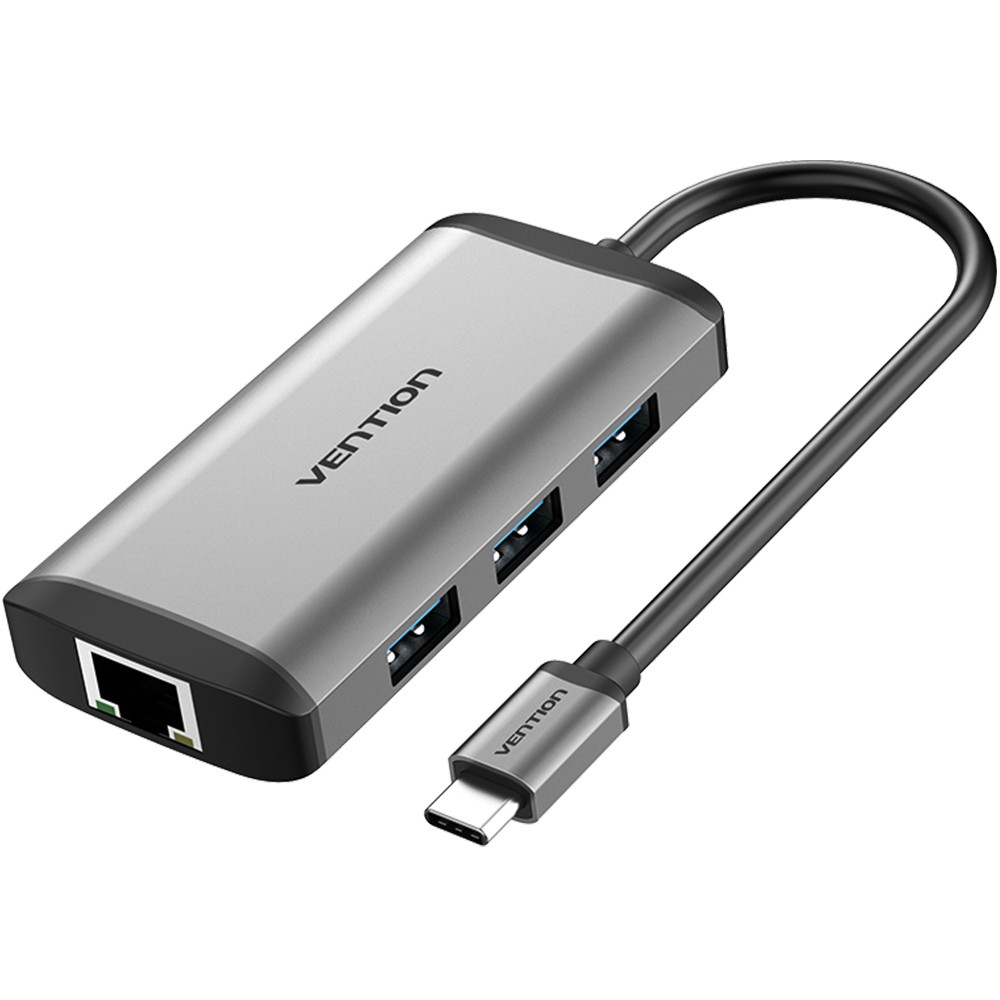 ตัวแปลง Vention 6 in 1 USB-C Hub Gray (CNCHB)