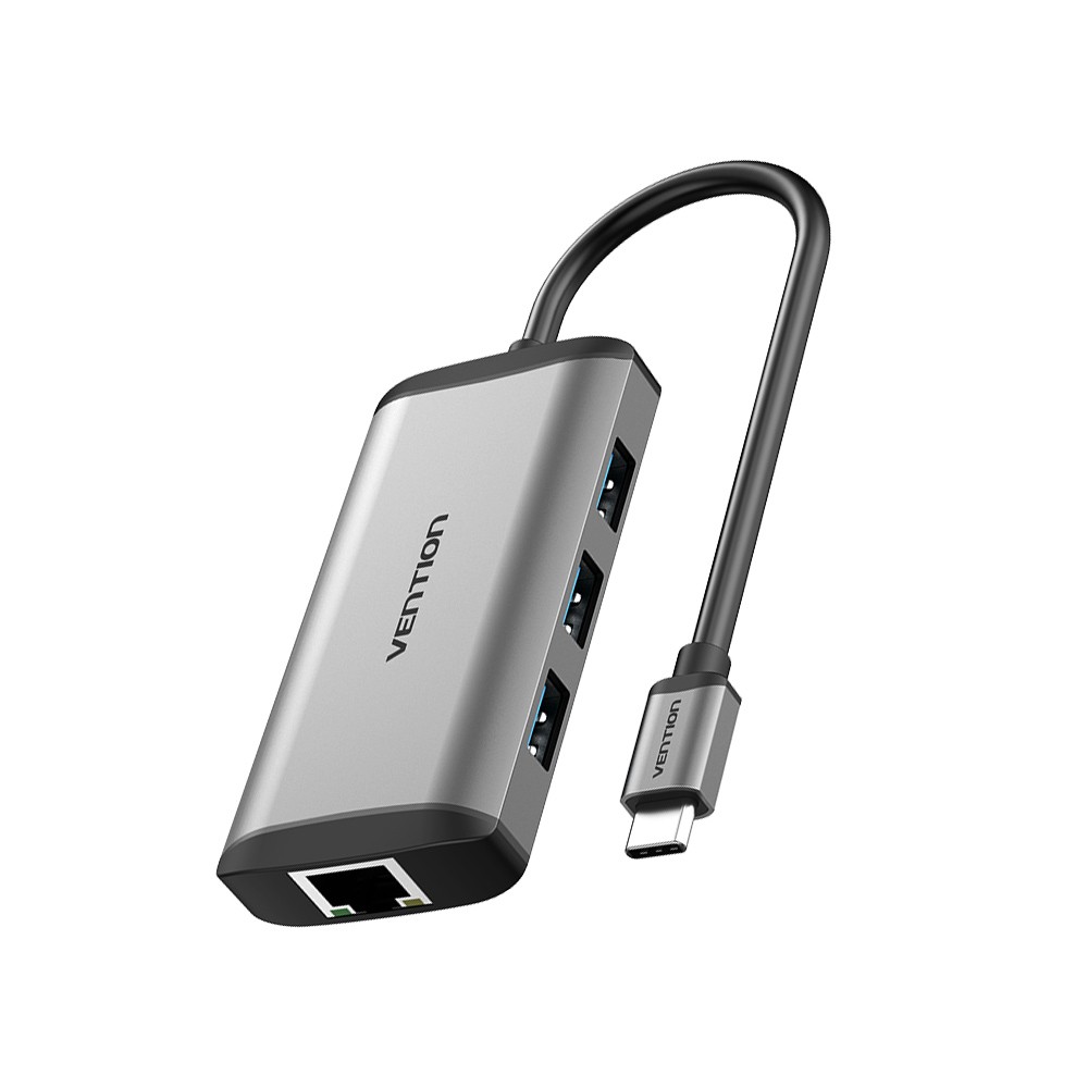 ตัวแปลง Vention 6 in 1 USB-C Hub Gray (CNCHB)