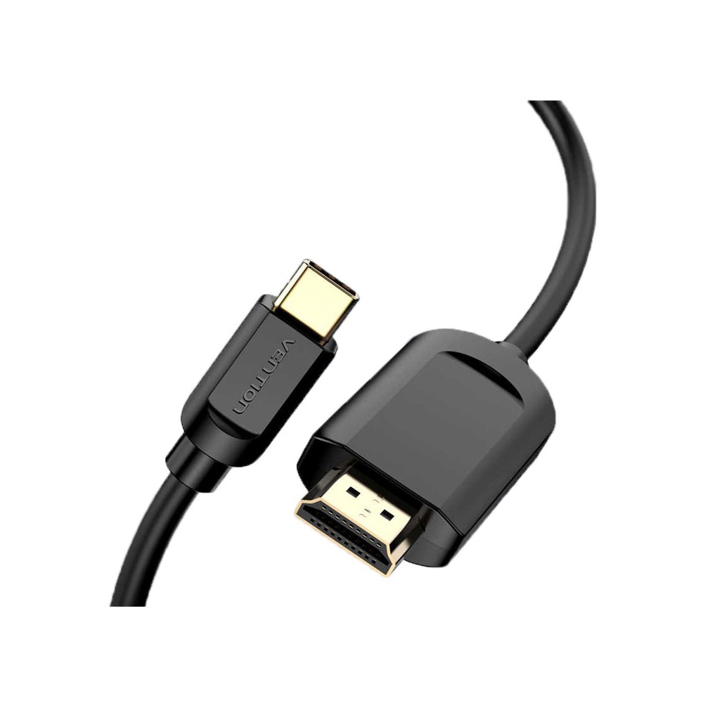 สายแปลง Vention USB-C to HDMI Cable Converter 2 เมตร Black (CGRBH)