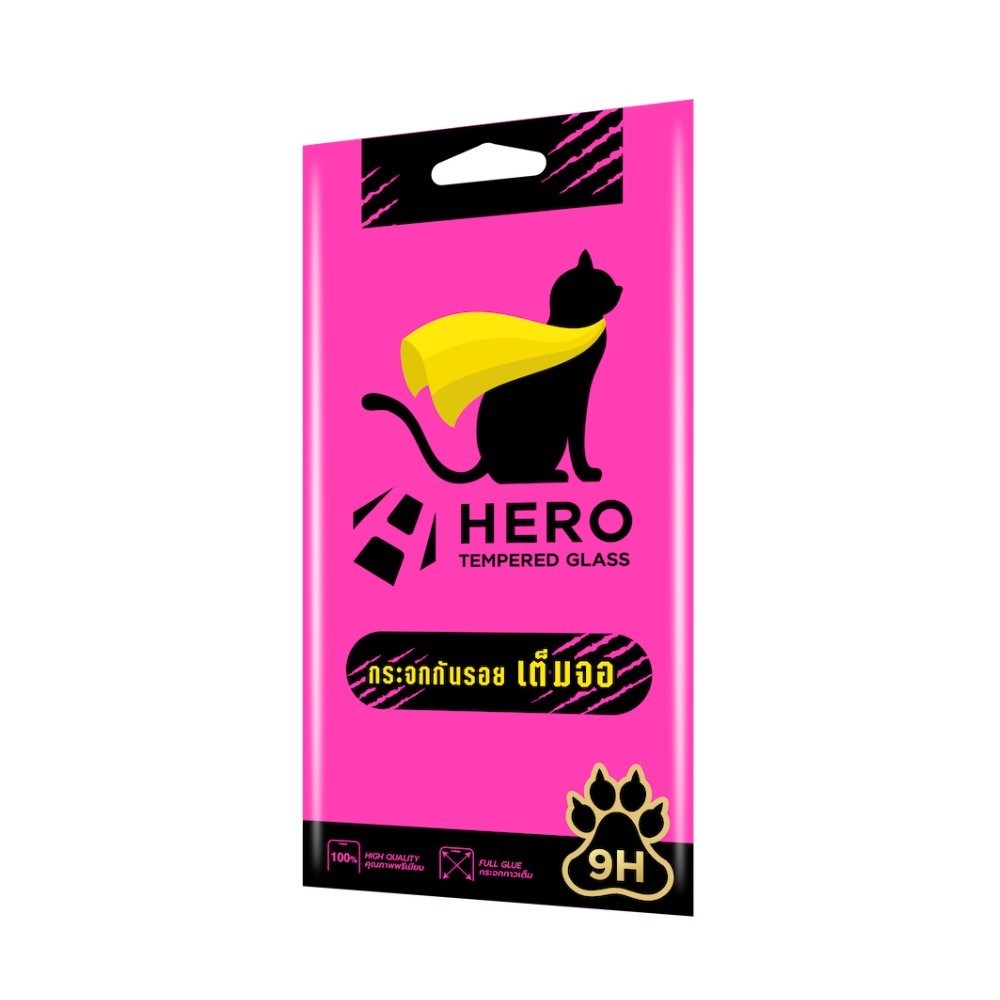 ฟิล์มกันรอย Hero Cat vivo V50/V60 Lite 5G Tempered Glass Full Frame Black