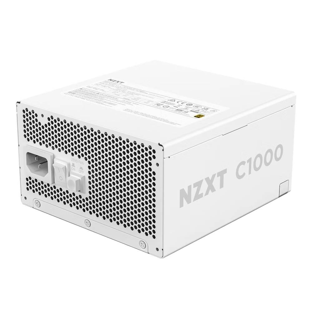 พาวเวอร์ซัพพลาย NZXT C1000 1000Watt 80 Plus Gold Matte White (PA-0G2BW-US)