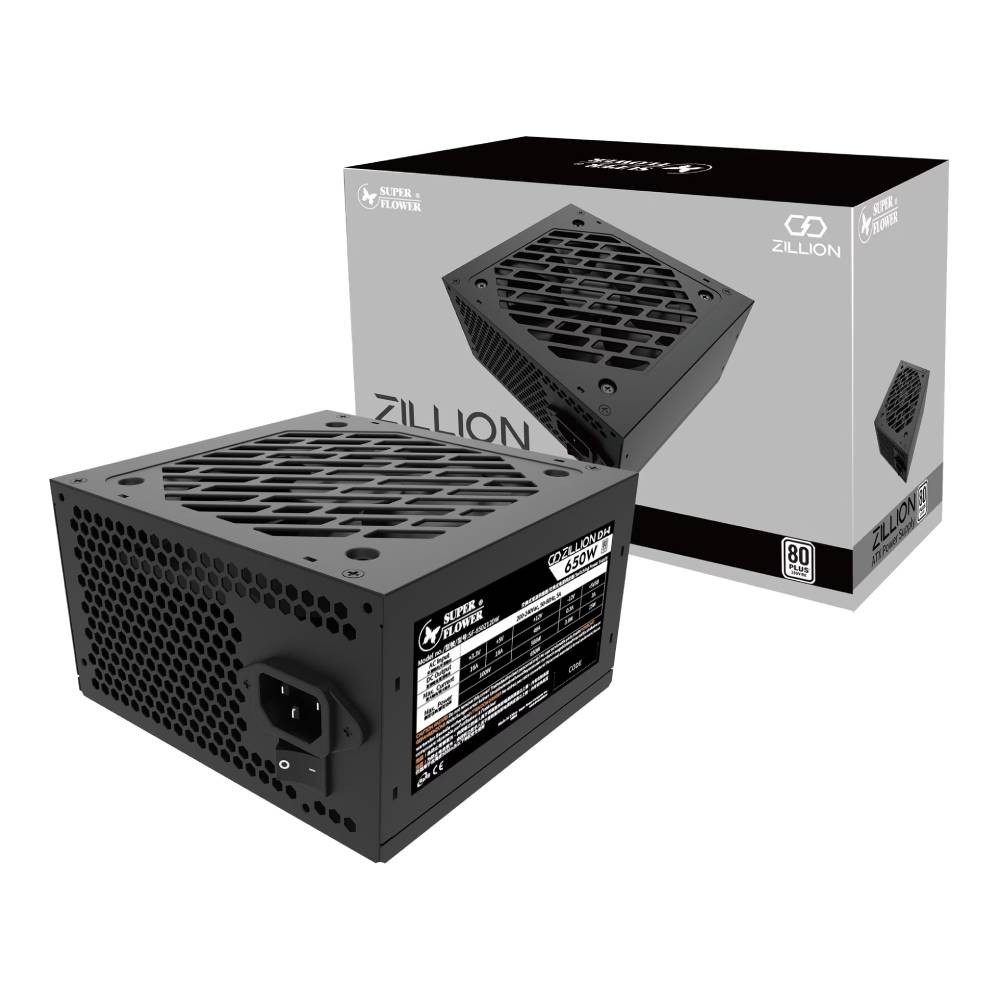 พาวเวอร์ซัพพลาย Super Flower ZILLION 650Watt 80 Plus White (SF-650Z12DW)