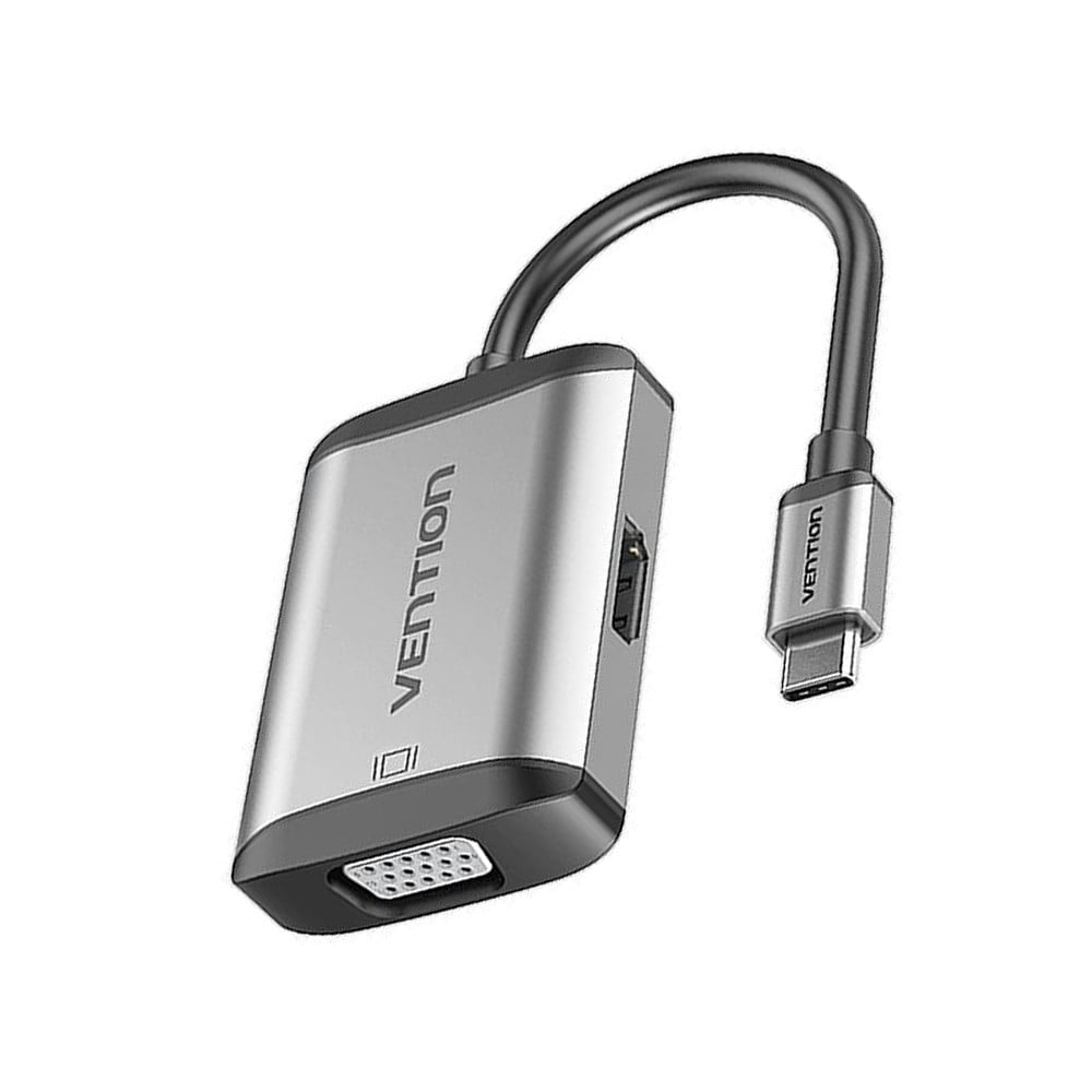 สายแปลงสัญญาณ Vention USB-C to HDMI/VGA/1USB-A/ PD Cable 4-in-1 Multi