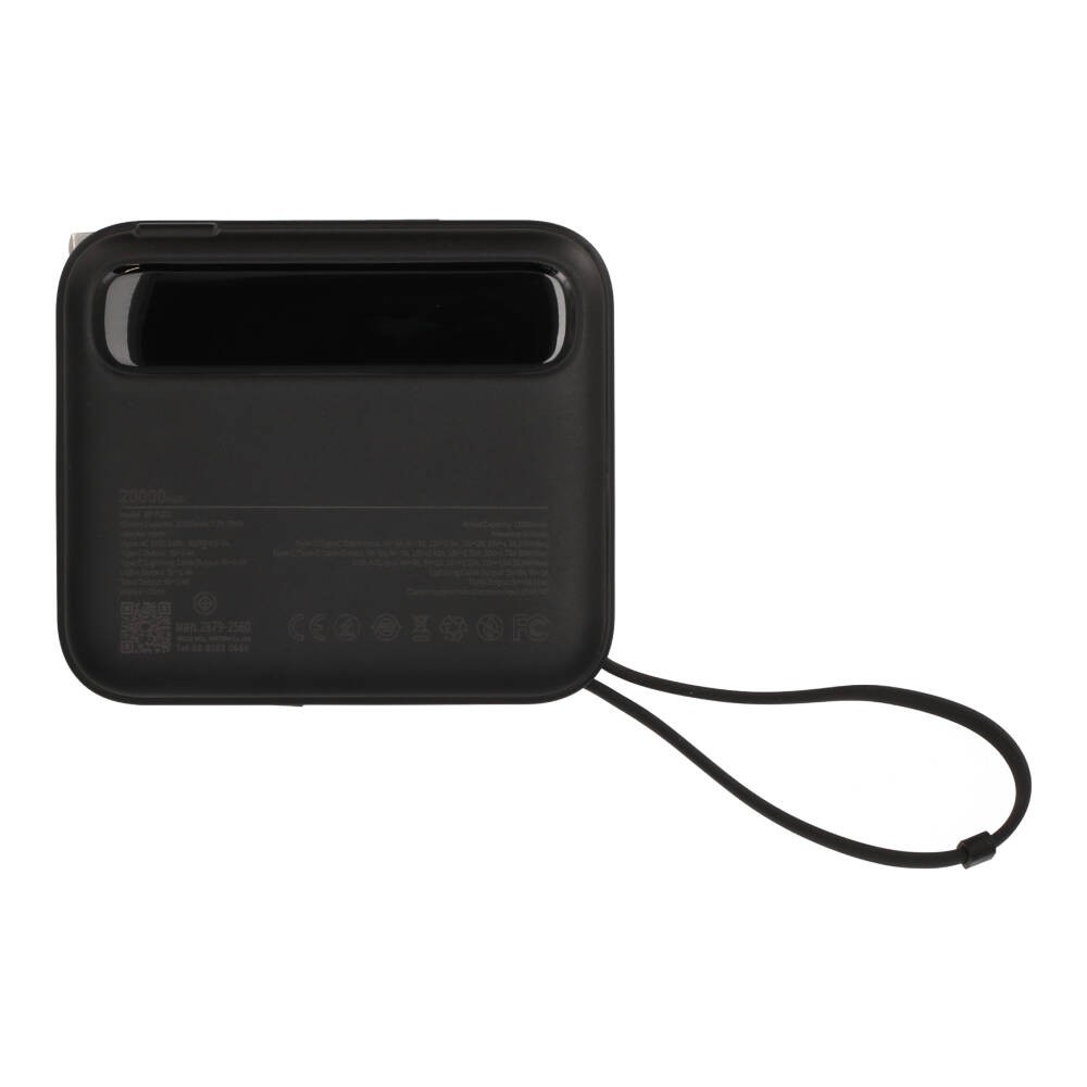 พาวเวอร์แบงค์ Blue Box 20000mAh built-in Lightning/Type-C PD35W Black