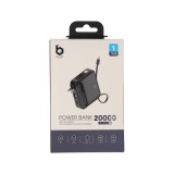พาวเวอร์แบงค์ Blue Box 20000mAh built-in Lightning/Type-C PD35W Black