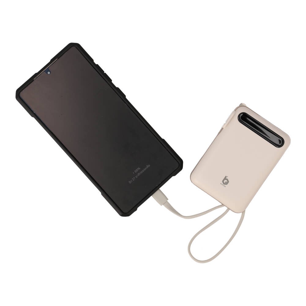 พาวเวอร์แบงค์ Blue Box 10000 mAh built-in Lightning/Type-C PD22.5W EP-I109 Cream (CCC)