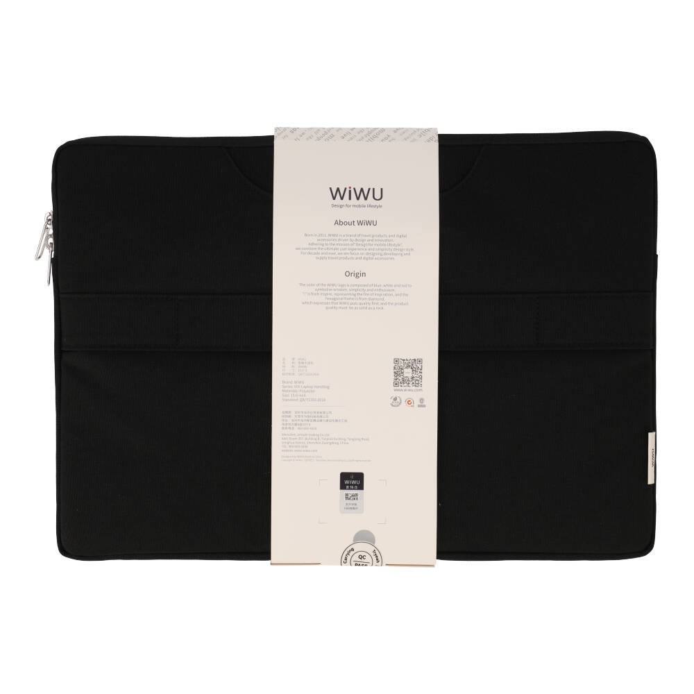 กระเป๋าโน๊ตบุ๊ค WiWU ViVi Laptop Handbag Sleeve 15.6 inch Black