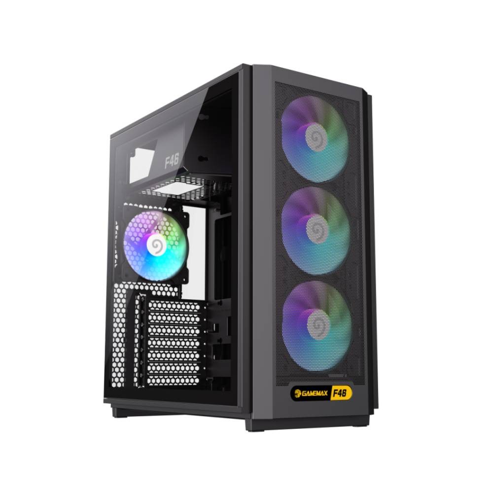 เคสคอมพิวเตอร์ GAMEMAX F46 ATX Black